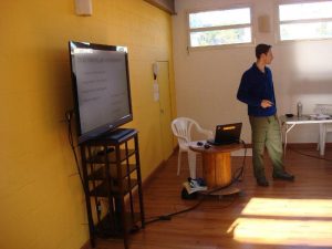 instrutor do curso, engenheiro, aventureiro Hendrik Fendel