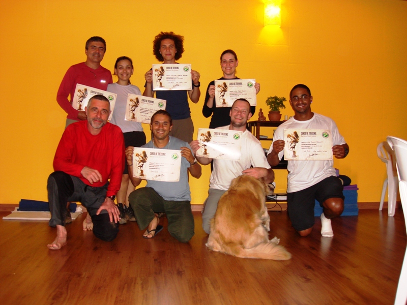 Diplomação de uma turma do Curso de Trekking (Nível Básico)