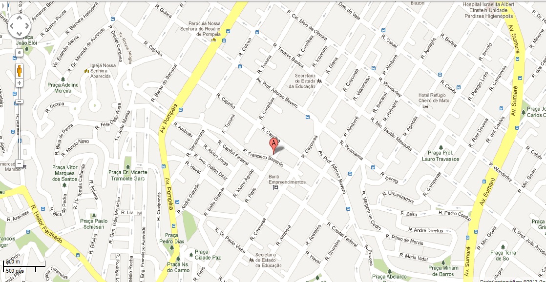 mapa Rua Paris 62